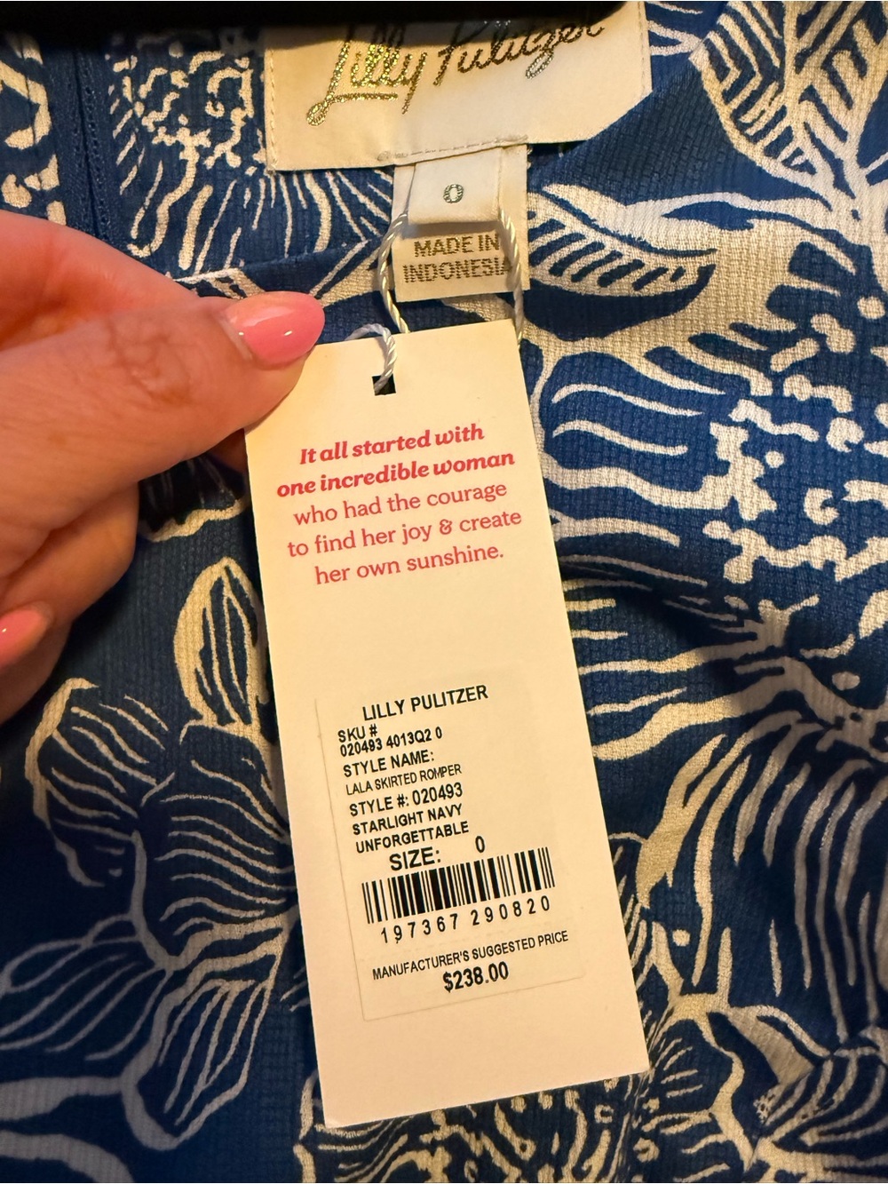 Lily Pulitzer Lala Skirted Romper NWT - Picture 4 of 4